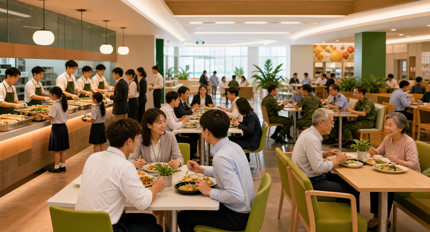 多类型组织团餐客户服务场景