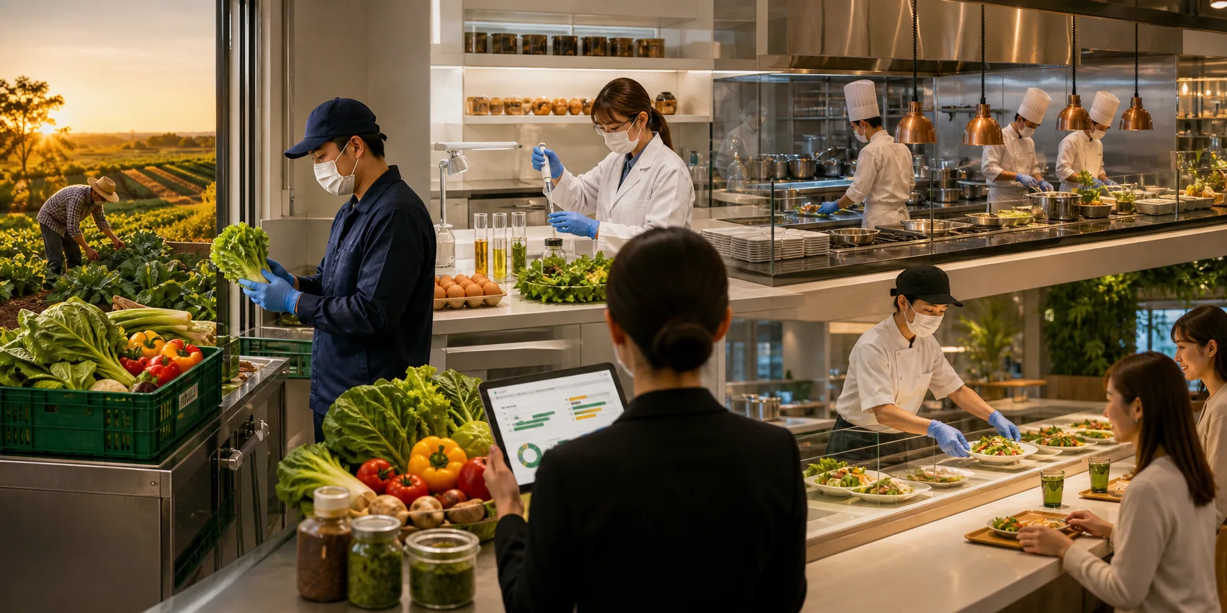 食堂供应链与安全管理场景