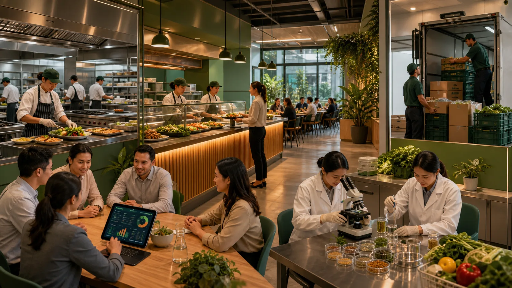 食堂供应链与团餐运营系统展示
